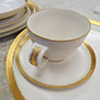 Gold/Platinum dinnerware 16